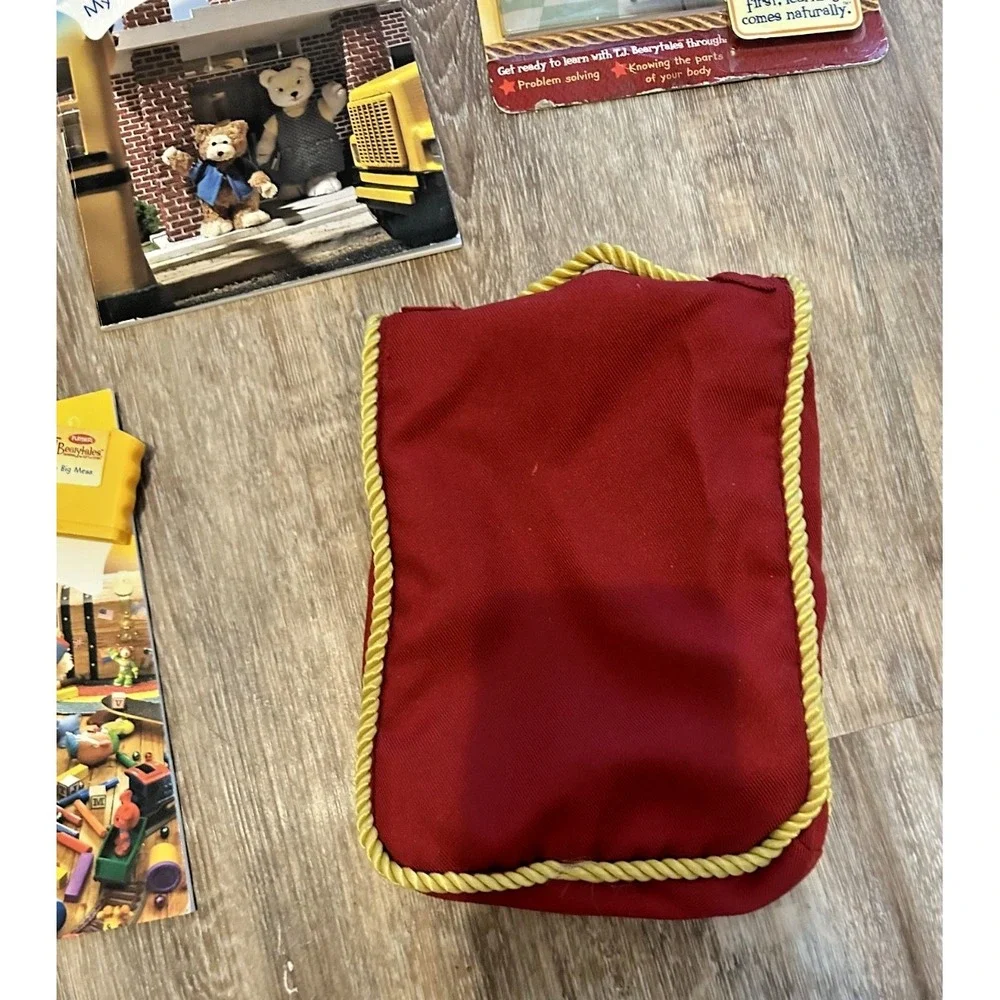 TJ Beary Tales books and cartridges Set of 12 Backpack bag EUC